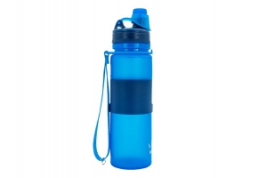 Collapsible Silicone Water Bottle With Twist Lock Cap